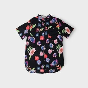 Modern Amusement Shirt Men's L Short Sleeve Button Up Hawaiian Resort Wear